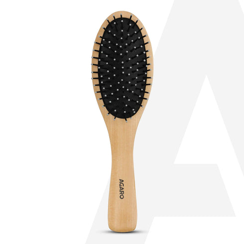 Wooden Oval Hair Brush